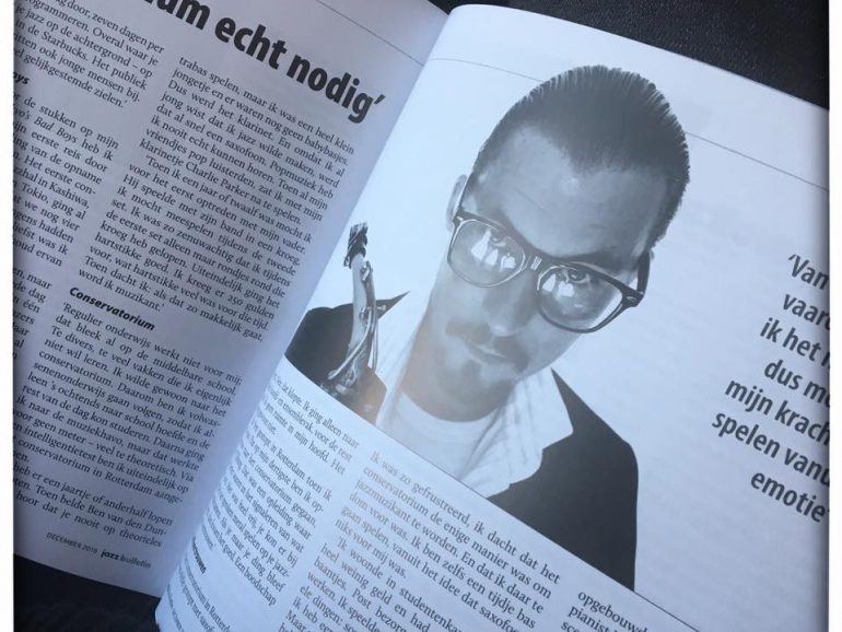 Interview Jazz bulletin, Nederlands Jazz Archief december 2016